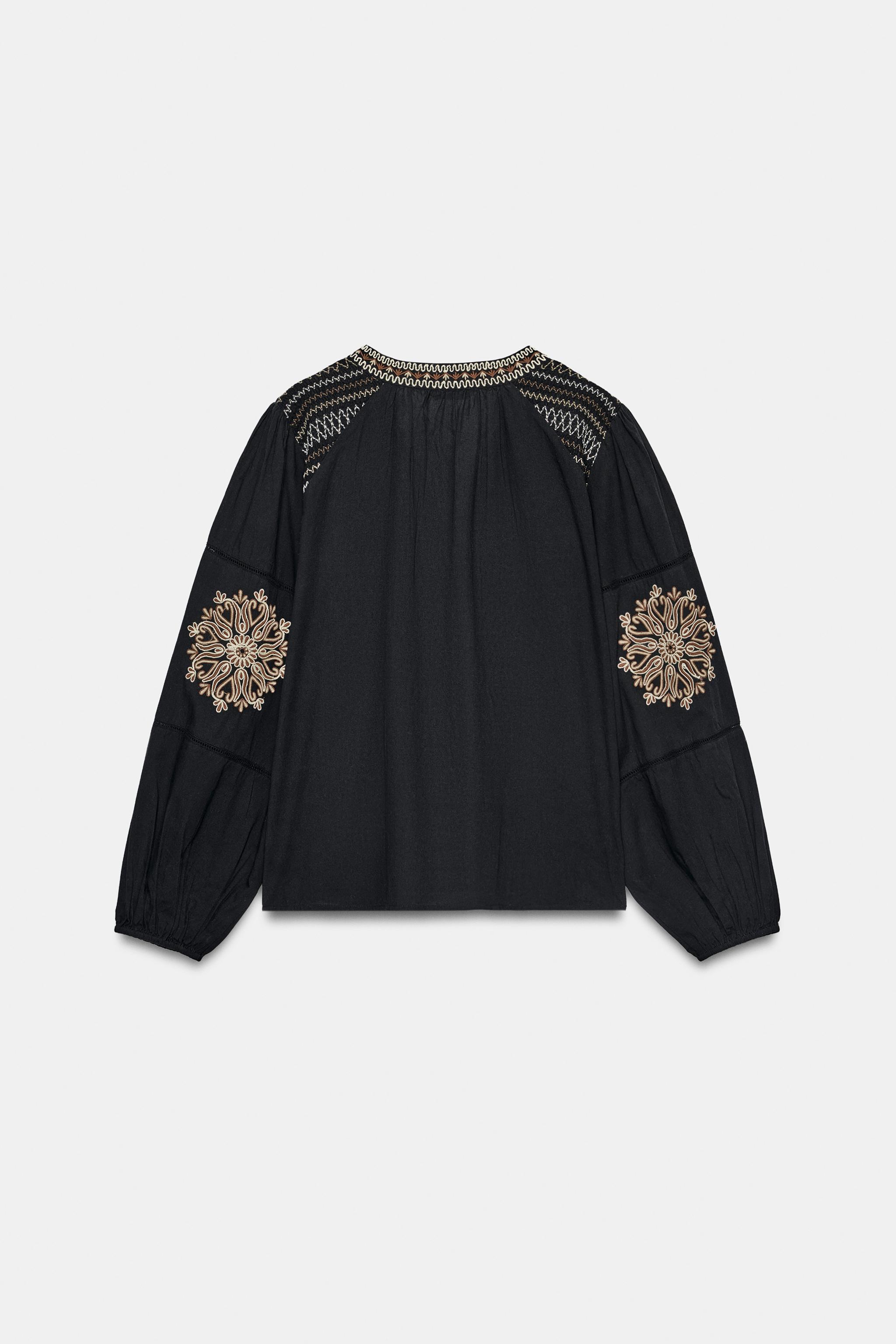 EMBROIDERED FLORAL SHIRT